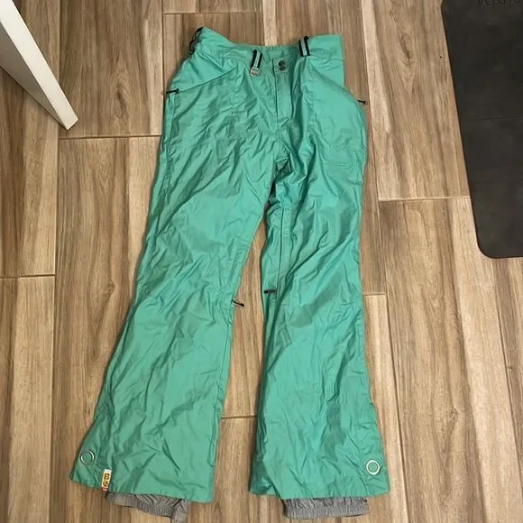 Bonfire snowboarding company Rainer Green Snowboarding pants - Picture 4 of 6